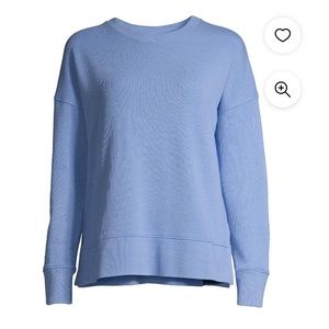 Time and Tru Women's Crewneck Sweatshirt with Long Sleeves